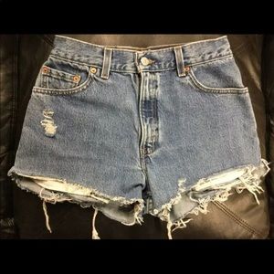 Levi’s high waisted shorts
